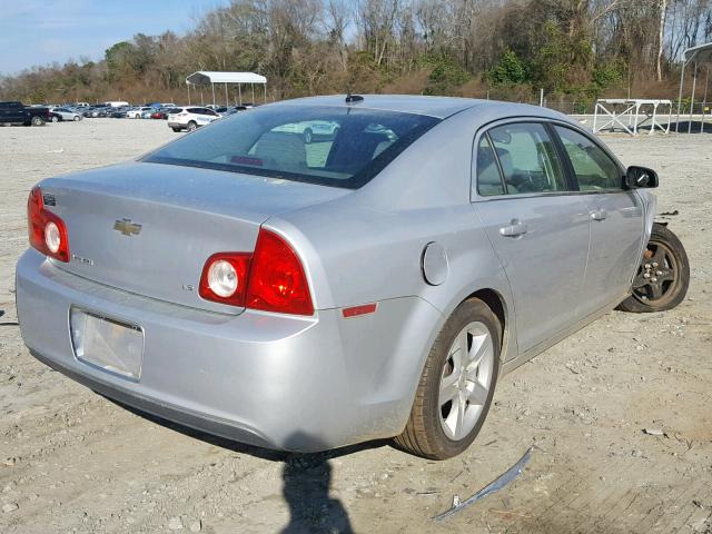 1G1ZG57B29F136396 - 2009 CHEVROLET MALIBU LS SILVER photo 4