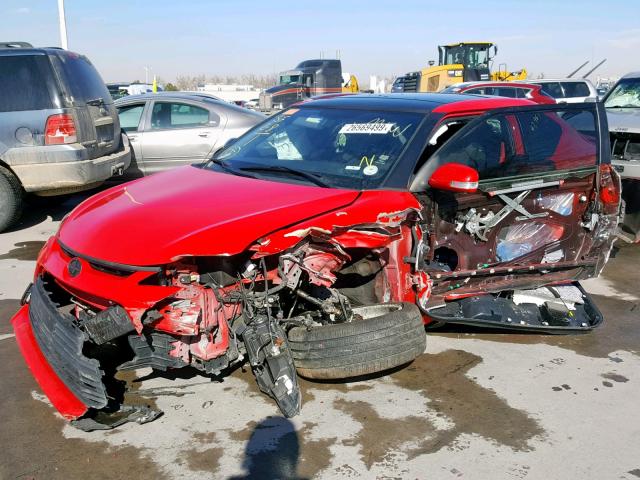 JTKJF5C71F3089134 - 2015 TOYOTA SCION TC RED photo 2