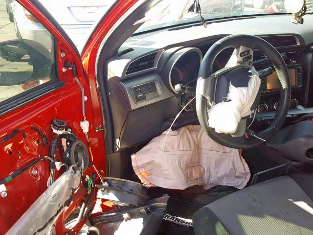 JTKJF5C71F3089134 - 2015 TOYOTA SCION TC RED photo 9