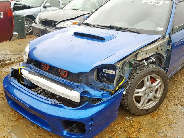 JF1GD29622G508380 - 2002 SUBARU IMPREZA WR BLUE photo 10