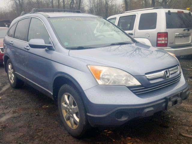 JHLRE48719C007569 - 2009 HONDA CR-V EXL BLUE photo 1