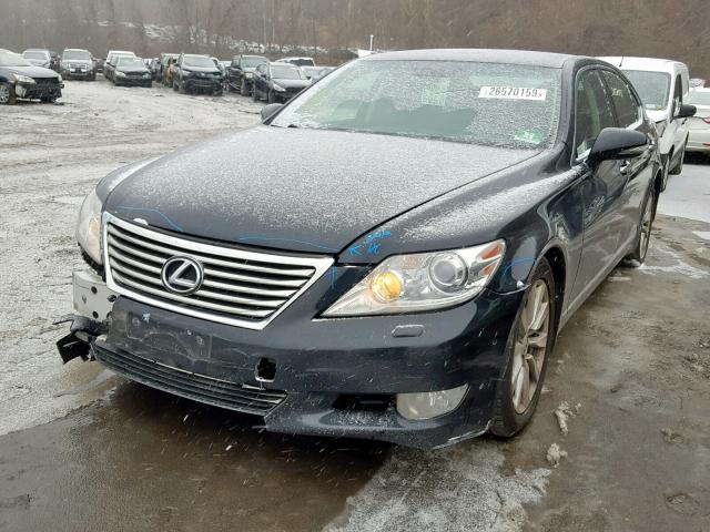 JTHDL5EF8C5004581 - 2012 LEXUS LS 460L BLACK photo 2