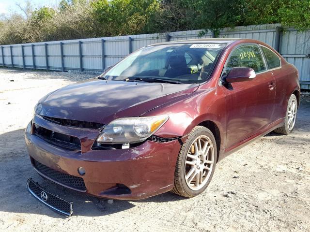 JTKDE177250059577 - 2005 TOYOTA SCION TC 勃艮第红 照片 2