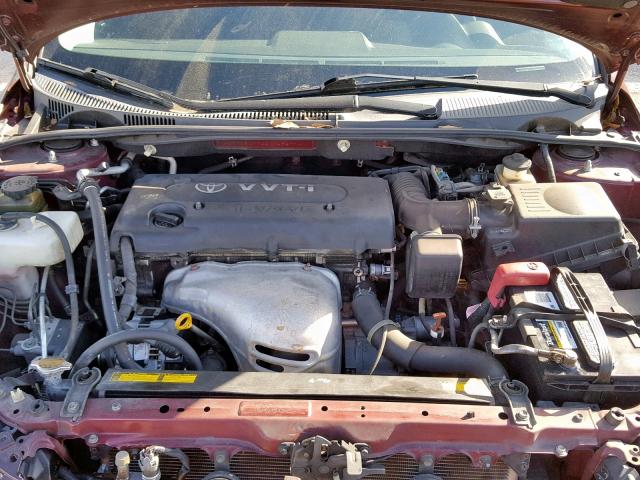 JTKDE177250059577 - 2005 TOYOTA SCION TC 勃艮第红 照片 7