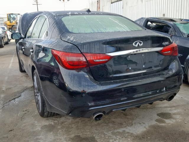 JN1FV7AP0JM640125 - 2018 INFINITI Q50 RED SP BLACK photo 3