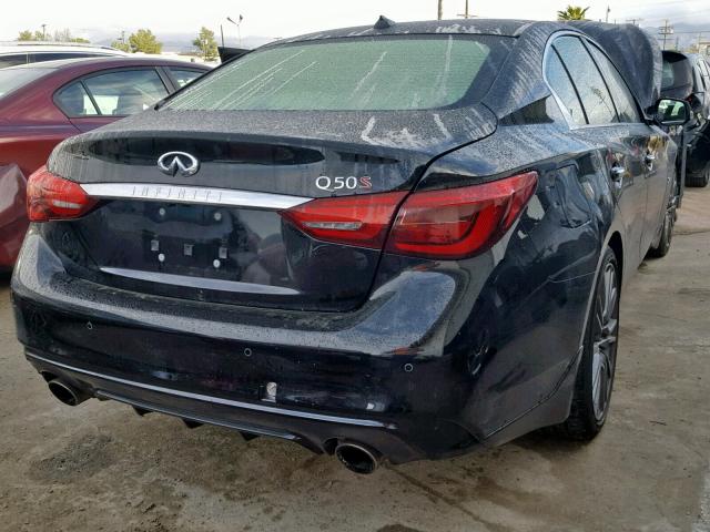 JN1FV7AP0JM640125 - 2018 INFINITI Q50 RED SP BLACK photo 4