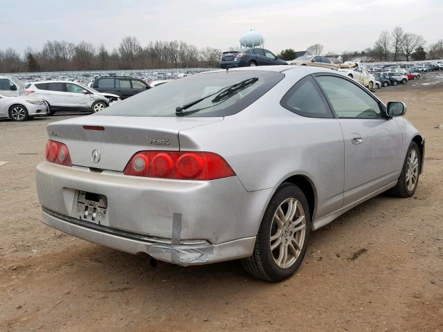 JH4DC54876S013359 - 2006 ACURA RSX SILVER photo 4