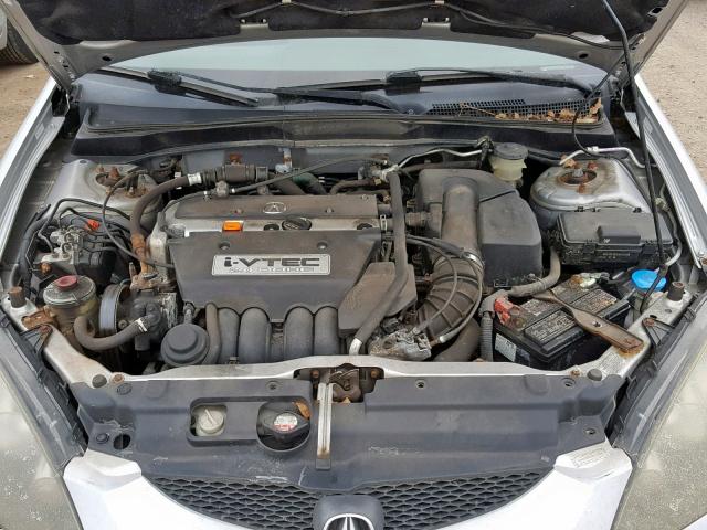 JH4DC54876S013359 - 2006 ACURA RSX SILVER photo 7