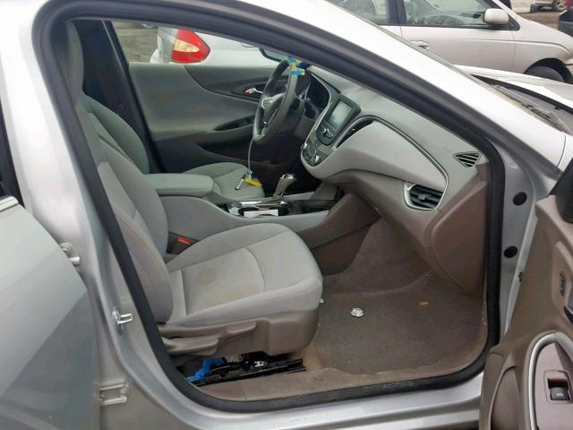 1G1ZB5STXHF291484 - 2017 CHEVROLET MALIBU LS SILVER photo 5