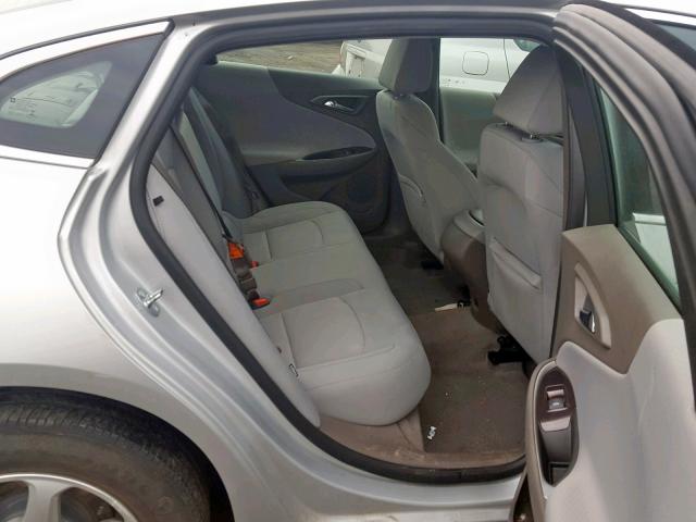 1G1ZB5STXHF291484 - 2017 CHEVROLET MALIBU LS SILVER photo 6