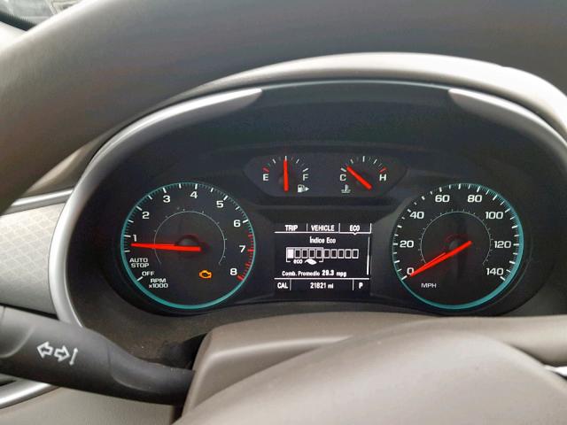 1G1ZB5STXHF291484 - 2017 CHEVROLET MALIBU LS SILVER photo 8