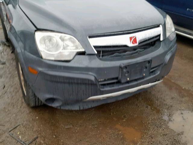 3GSCL33P88S590844 - 2008 SATURN VUE XE GRAY photo 9