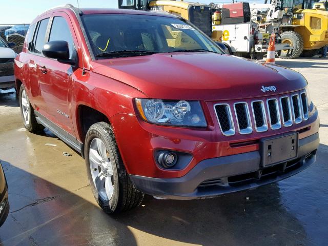 1C4NJDBB6GD662905 - 2016 JEEP COMPASS SP BURGUNDY photo 1