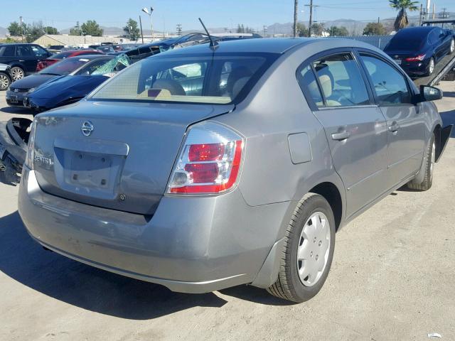 3N1AB61E88L745950 - 2008 NISSAN SENTRA 2.0 GRAY photo 4