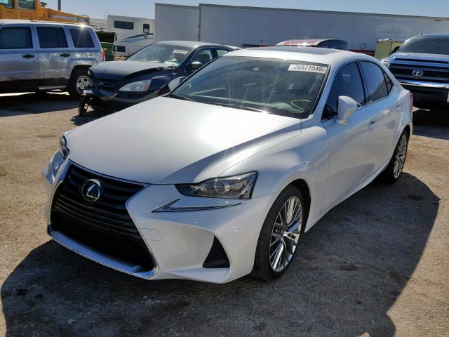 JTHBA1D26H5050857 - 2017 LEXUS IS 200T WHITE photo 2