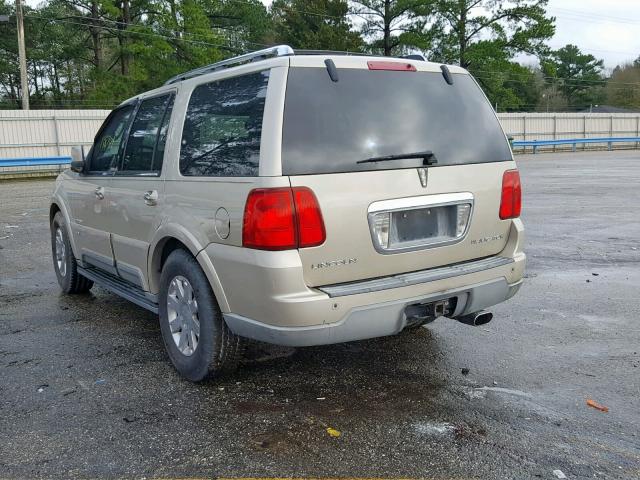 5LMFU27R84LJ02688 - 2004 LINCOLN NAVIGATOR GOLD photo 3