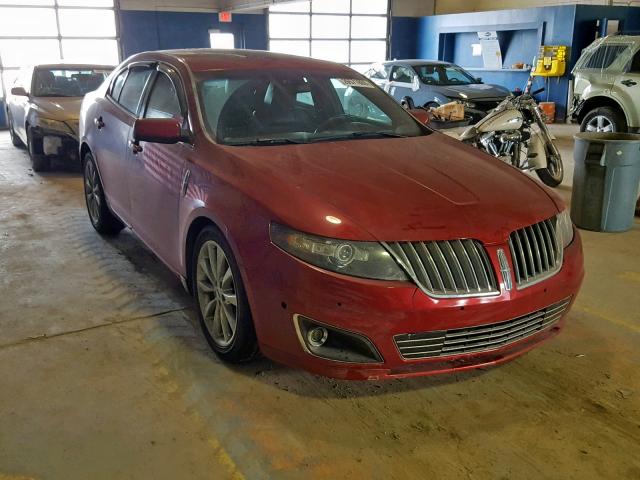 1LNHL9FT4AG610309 - 2010 LINCOLN MKS RED photo 1