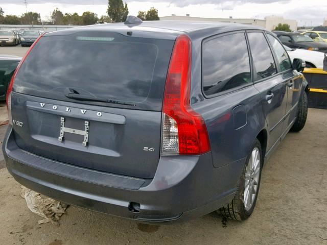 YV1390MW8A2534607 - 2010 VOLVO V50 2.4I CHARCOAL photo 4