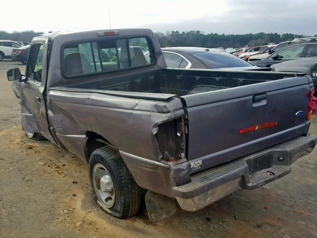 1FTCR10UXSUA46586 - 1995 FORD RANGER GRAY photo 3