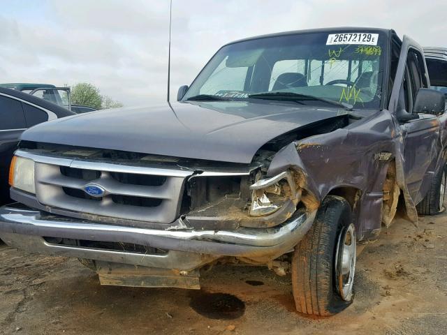 1FTCR10UXSUA46586 - 1995 FORD RANGER GRAY photo 9