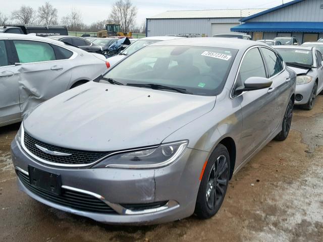 1C3CCCAB7FN502154 - 2015 CHRYSLER 200 LIMITE SILVER photo 2