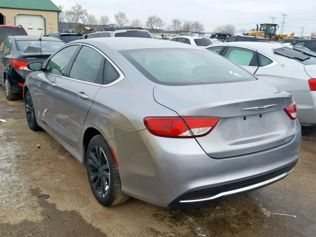 1C3CCCAB7FN502154 - 2015 CHRYSLER 200 LIMITE SILVER photo 3