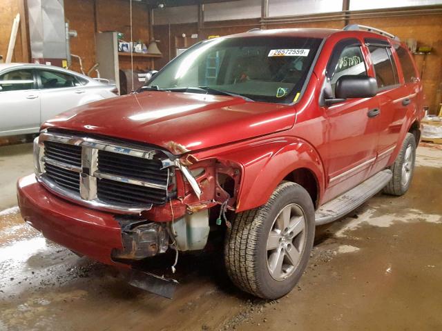 1D8HB58216F137990 - 2006 DODGE DURANGO LI RED photo 2