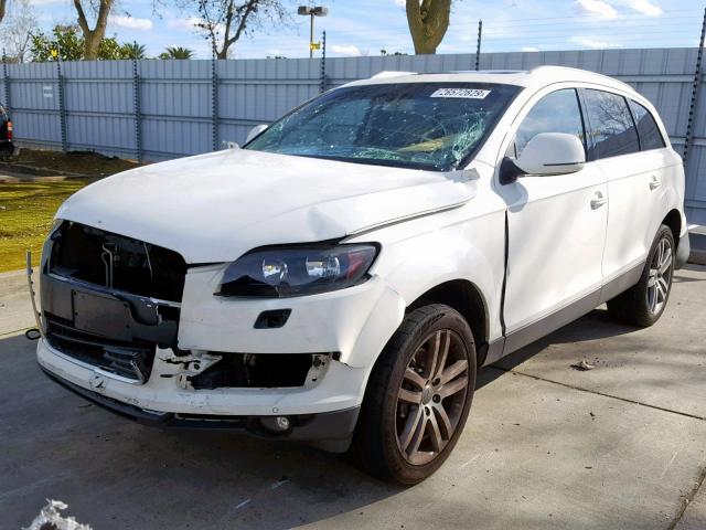 WA1AY74L29D018297 - 2009 AUDI Q7 3.6 QUA WHITE photo 2