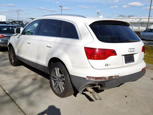 WA1AY74L29D018297 - 2009 AUDI Q7 3.6 QUA WHITE photo 3