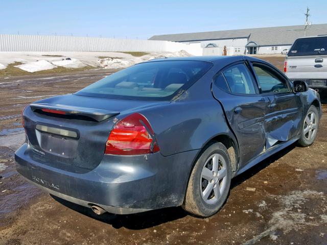 2G2WP522251259994 - 2005 PONTIAC GRAND PRIX GRAY photo 4