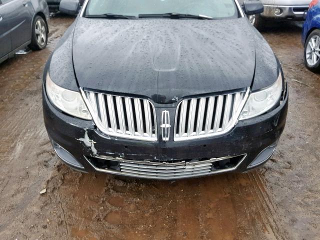 1LNHM94R59G619293 - 2009 LINCOLN MKS BLACK photo 7
