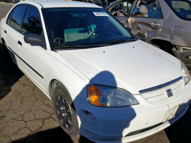 2HGES16142H528033 - 2002 HONDA CIVIC DX WHITE photo 1