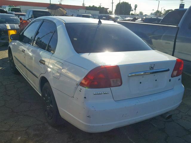 2HGES16142H528033 - 2002 HONDA CIVIC DX WHITE photo 3