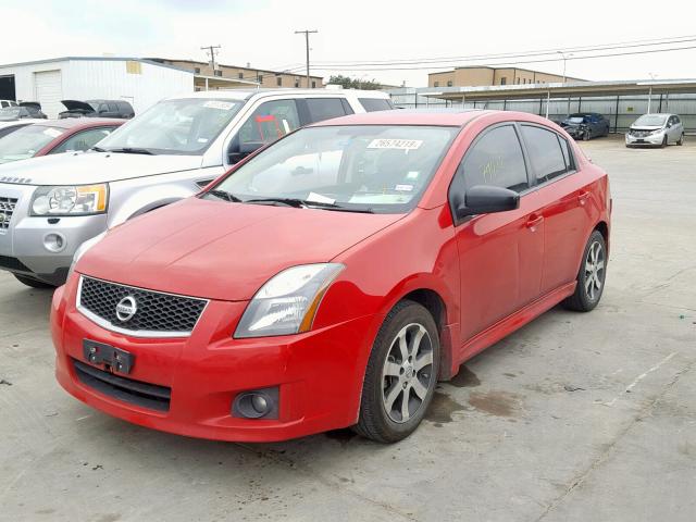 3N1AB6AP8CL695111 - 2012 NISSAN SENTRA 2.0 RED photo 2