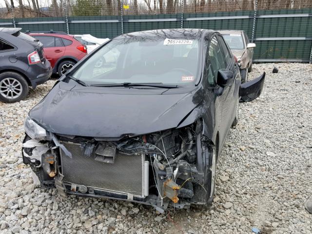 JHMGK5H5XGX002747 - 2016 HONDA FIT LX BLACK photo 2