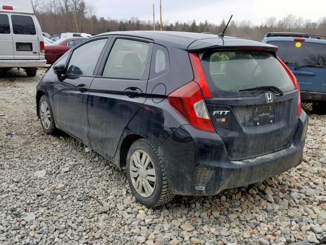 JHMGK5H5XGX002747 - 2016 HONDA FIT LX BLACK photo 3