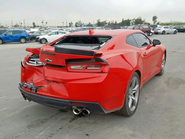 1G1FE1R75J0120629 - 2018 CHEVROLET CAMARO SS RED photo 4