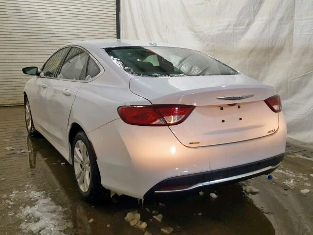 1C3CCCAB1GN131087 - 2016 CHRYSLER 200 LIMITE WHITE photo 3