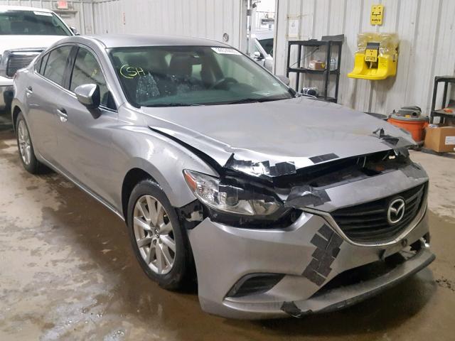 JM1GJ1U57E1101013 - 2014 MAZDA 6 SPORT SILVER photo 1