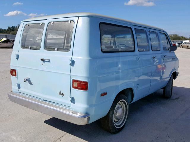 B22BE6X018343 - 1976 DODGE VAN BLUE photo 4