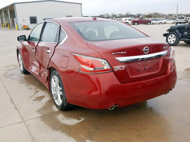 1N4BL3AP3FC568737 - 2015 NISSAN ALTIMA 3.5 BURGUNDY photo 3