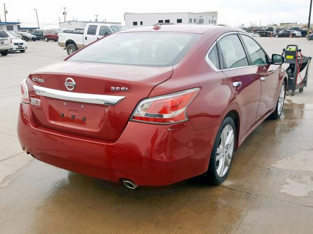 1N4BL3AP3FC568737 - 2015 NISSAN ALTIMA 3.5 BURGUNDY photo 4