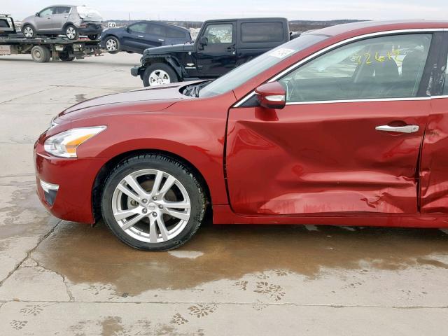 1N4BL3AP3FC568737 - 2015 NISSAN ALTIMA 3.5 BURGUNDY photo 9