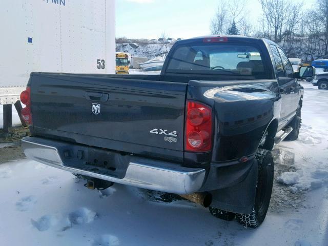 3D7MX48A57G819521 - 2007 DODGE RAM 3500 S BLUE photo 4