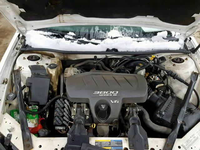 2G2WP522651344692 - 2005 PONTIAC GRAND PRIX WHITE photo 7