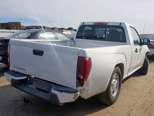 1GCCS148868210644 - 2006 CHEVROLET COLORADO WHITE photo 4