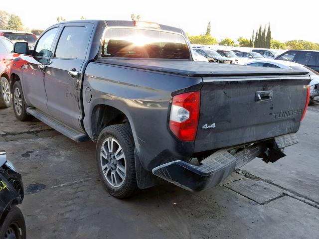 5TFAY5F10JX767835 - 2018 TOYOTA TUNDRA CRE BLACK photo 3