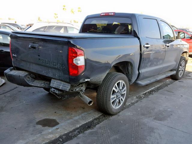 5TFAY5F10JX767835 - 2018 TOYOTA TUNDRA CRE BLACK photo 4