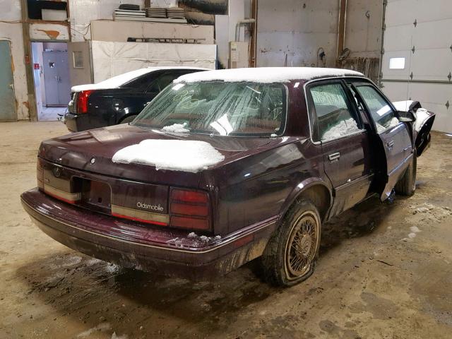 1G3AJ55M1S6351591 - 1995 OLDSMOBILE CIERA SL BURGUNDY photo 4