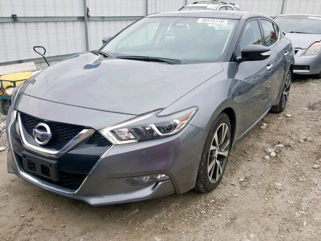 1N4AA6APXJC398369 - 2018 NISSAN MAXIMA 3.5 GRAY photo 2